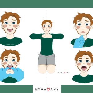 Ćwiczenia przed i po podcięciu wędzidełka języka - Chłopiec (PDF)